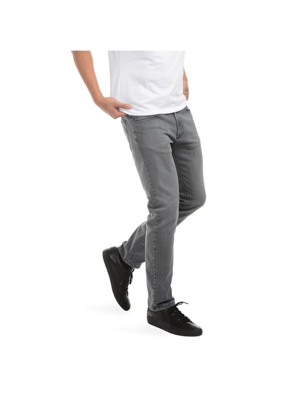 Men's Mott & Bow Slim Straight Jeans Waist 33 x 34 Gray